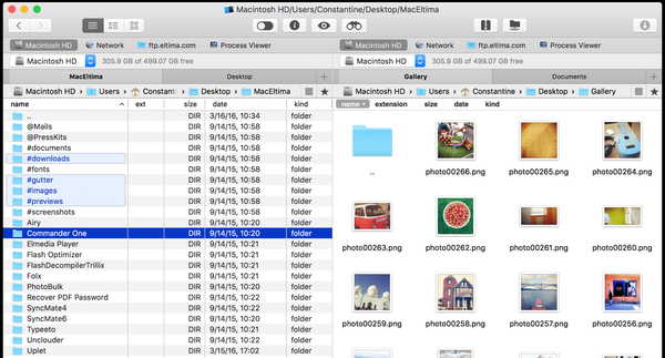 Commander One een krachtige Mac-bestandsbeheerder met twee vensters die Apple's Finder te schande maakt [gesponsord]